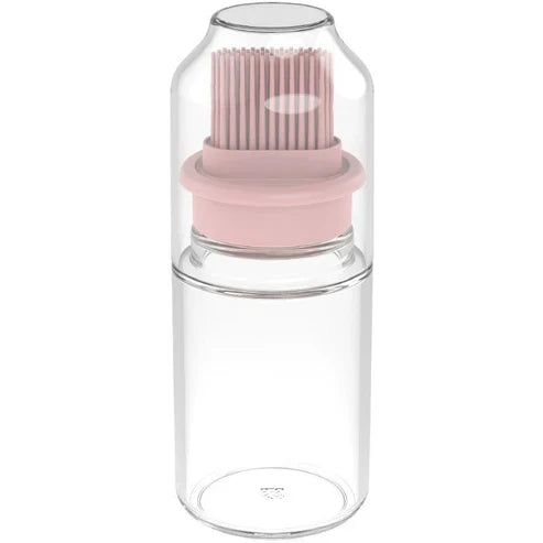 Portable Oil Bottle with Brush Silicone Barbecue Liquid Gadgets